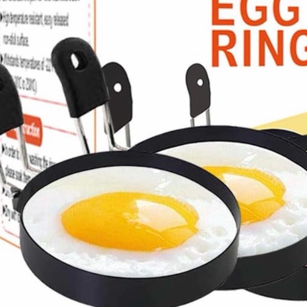 Set of 4x Eggs/Pancakes Rings Nonstick Cookware